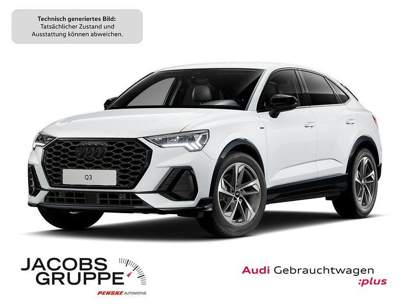 Weiß Gebraucht 2025 Audi Q3 Sportback S-Line SUV | 45.970 € (Teuer) - Bild 1/4