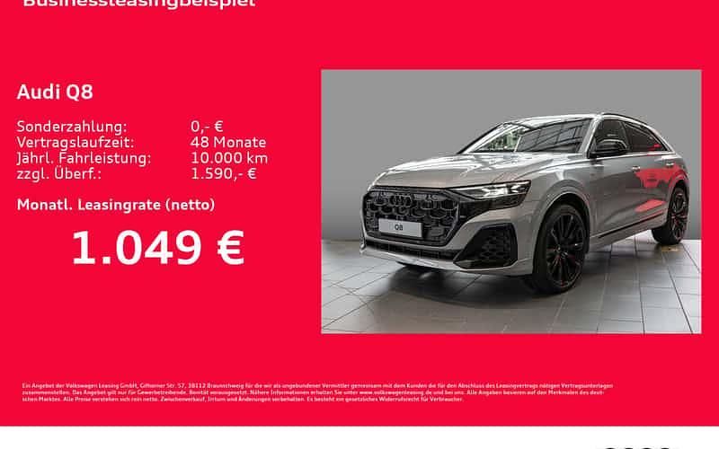Silber Neu 2025 Audi Q8 Ambiente SUV | 122.015 € - Bild 1/4