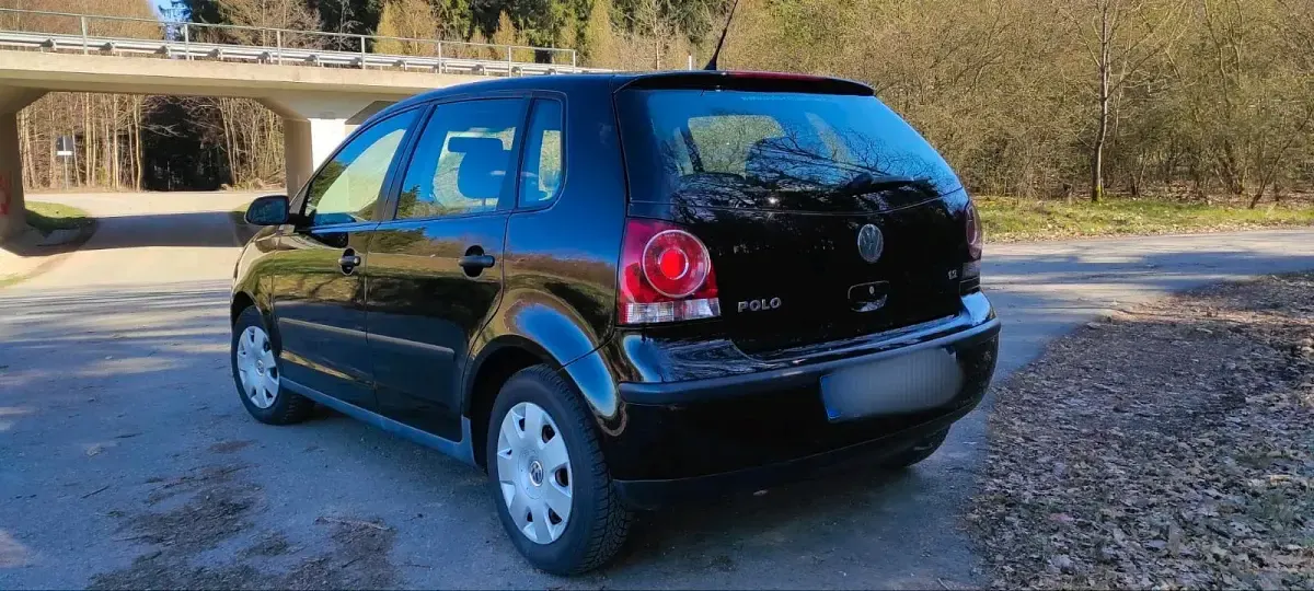 Gebraucht VW Polo 54 PS (39 kW) 2007 Schwarz Kleinwagen