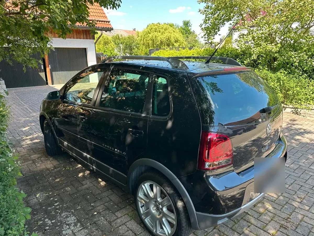 Gebraucht VW Polo Cross 80 PS (58 kW) 2007 Schwarz Kleinwagen