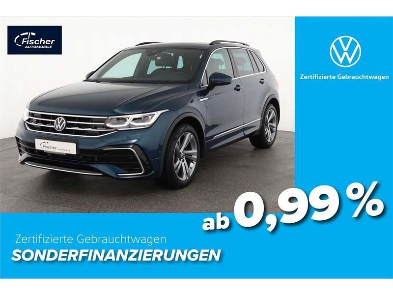 Blau Gebraucht 2023 VW Tiguan R-line SUV | 33.980 € (Guter Preis) - Bild 1/4
