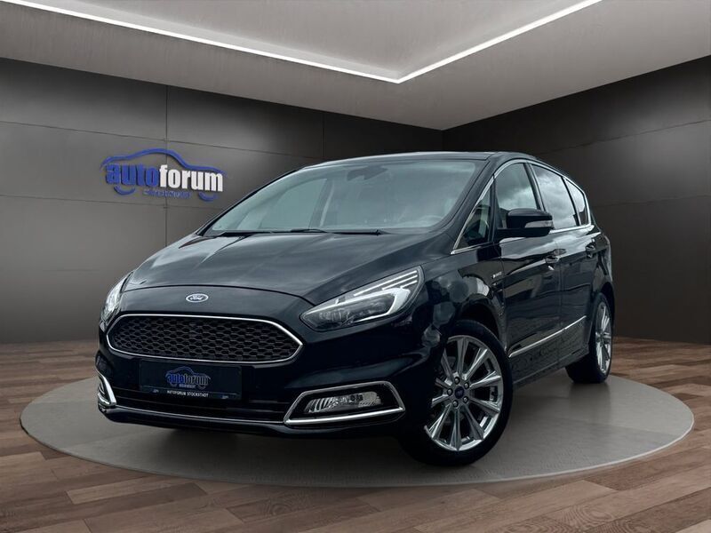 Iridiumschwarz metallic Gebraucht 2018 Ford S-MAX Vignale Van / Kleinbus | 27.990 € (Teuer) - Bild 1/4