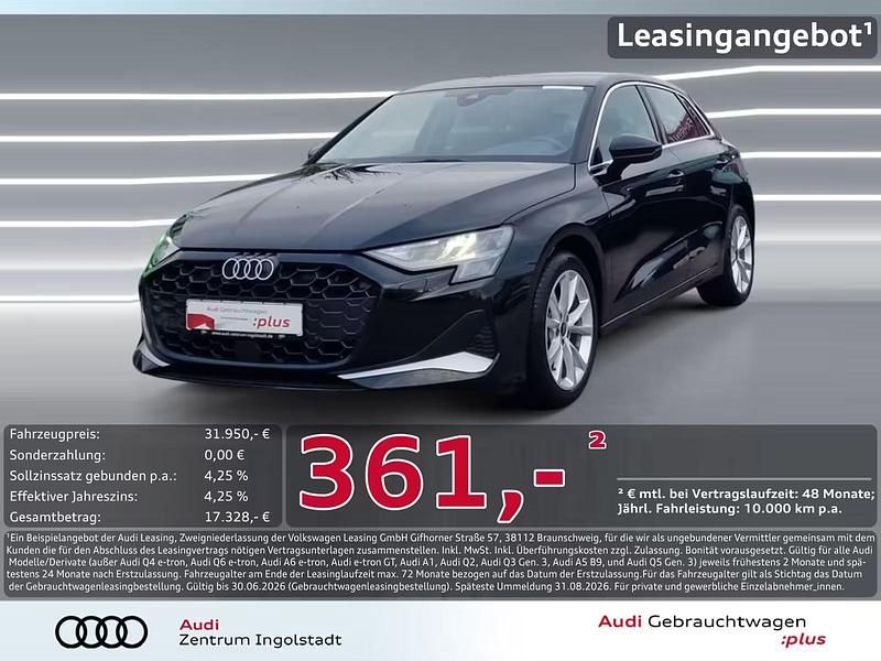 Second-hand Audi A3 Advanced Plus 150 CP (110 kW) 2025 Negru Berlinǎ