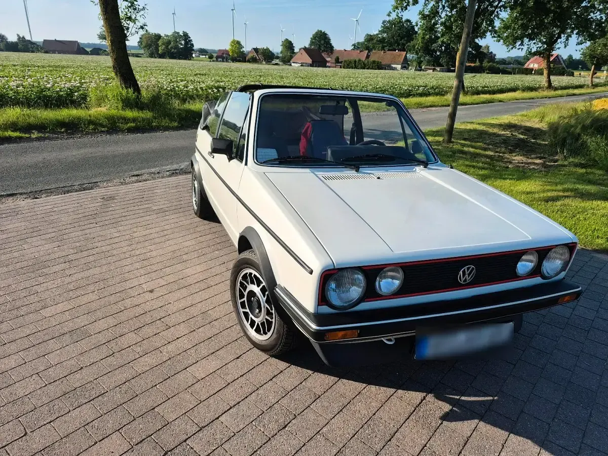 Gebraucht VW Golf Cabriolet 90 PS (66 kW) 1987 Weiß Cabrio