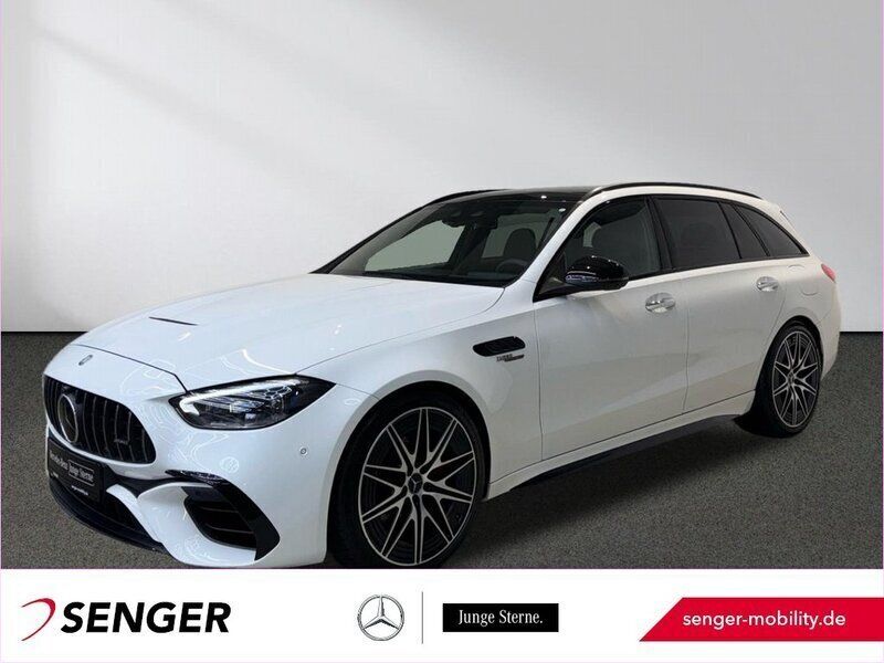 Weiß Gebraucht 2024 Mercedes C63 AMG AMG Limousine | 82.879 € (Teuer) - Bild 1/4