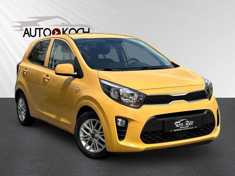 Gelb Gebraucht 2022 Kia Picanto DREAM-TEAM Edition Kleinwagen | 8.990 € (Guter Preis) - Bild 1/4