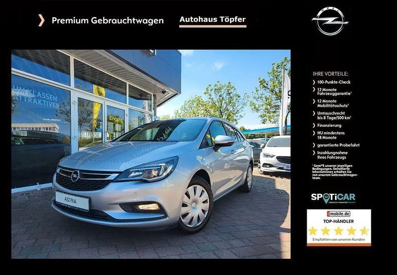 Silber Gebraucht 2019 Opel Astra Kombi | 13.450 € (Fairer Preis) - Bild 1/4