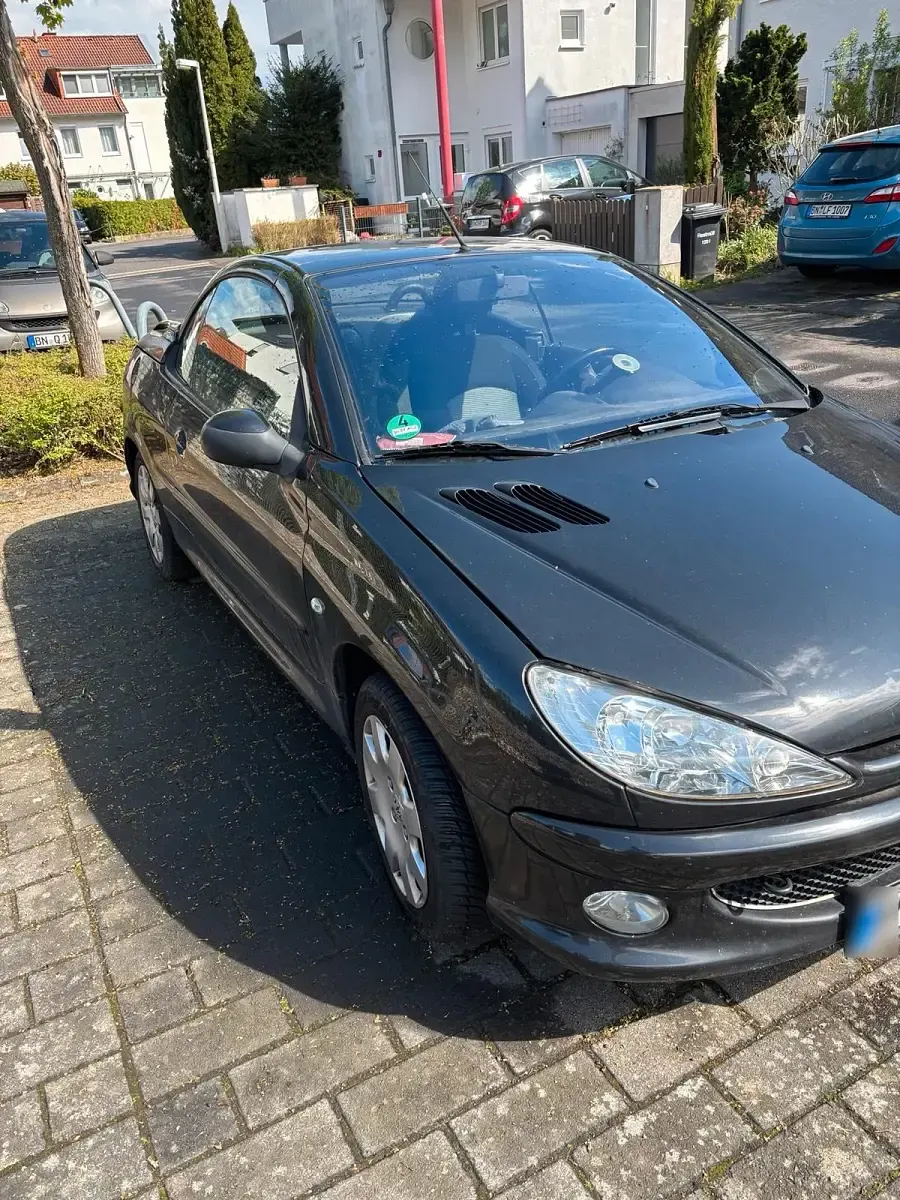 Gebraucht Peugeot 206 CC 2005 Schwarz Cabrio