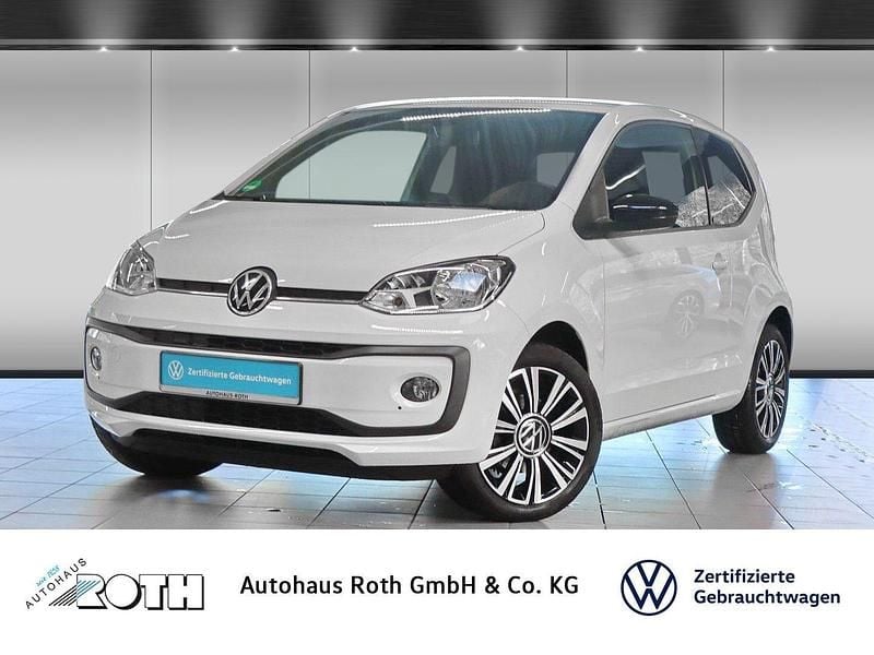 Weiss Gebraucht 2021 VW up! Active Kleinwagen | 11.487 € (Guter Preis) - Bild 1/3