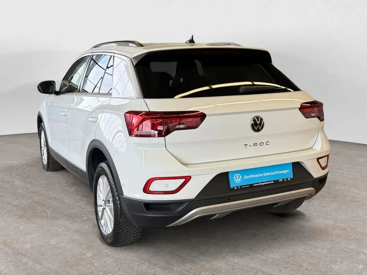 Gebraucht VW T-Roc Life 110 PS (80 kW) 2022 Weiß SUV