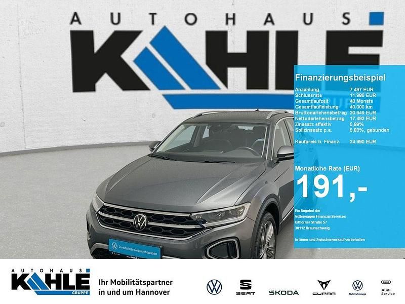 Grau Gebraucht 2023 VW T-Roc Style SUV | 24.990 € (Guter Preis) - Bild 1/4