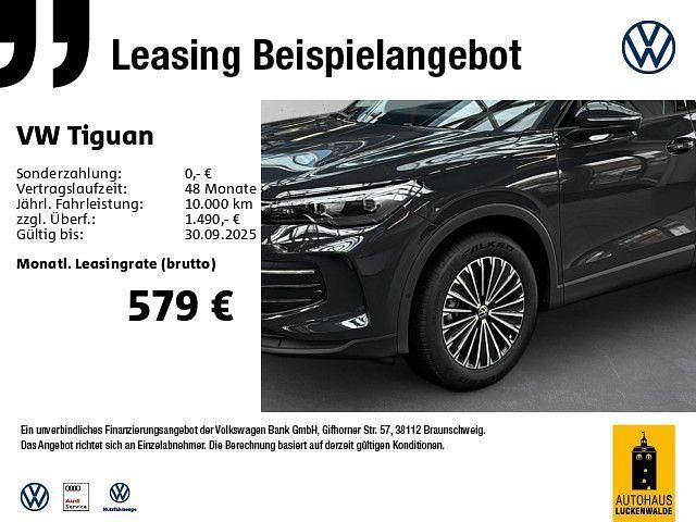 Grau Neu 2025 VW Tiguan Life SUV | 47.444 € (Teuer) - Bild 1/4