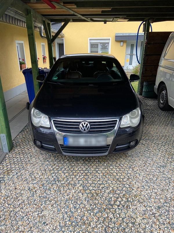 Schwarz Gebraucht 2009 VW Eos Cabrio | 2.500 € (Superpreis) - Bild 1/4