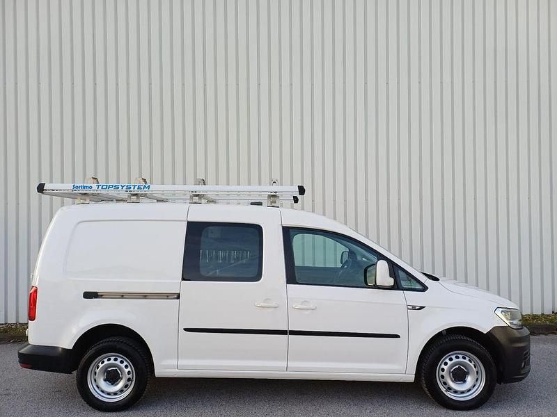 Gebraucht VW Caddy Maxi 122 PS (89 kW) 2020 Weiß Van / Kleinbus