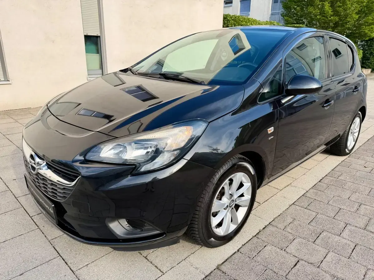 Gebraucht Opel Corsa drive 69 PS (50 kW) 2016 Schwarz Kleinwagen