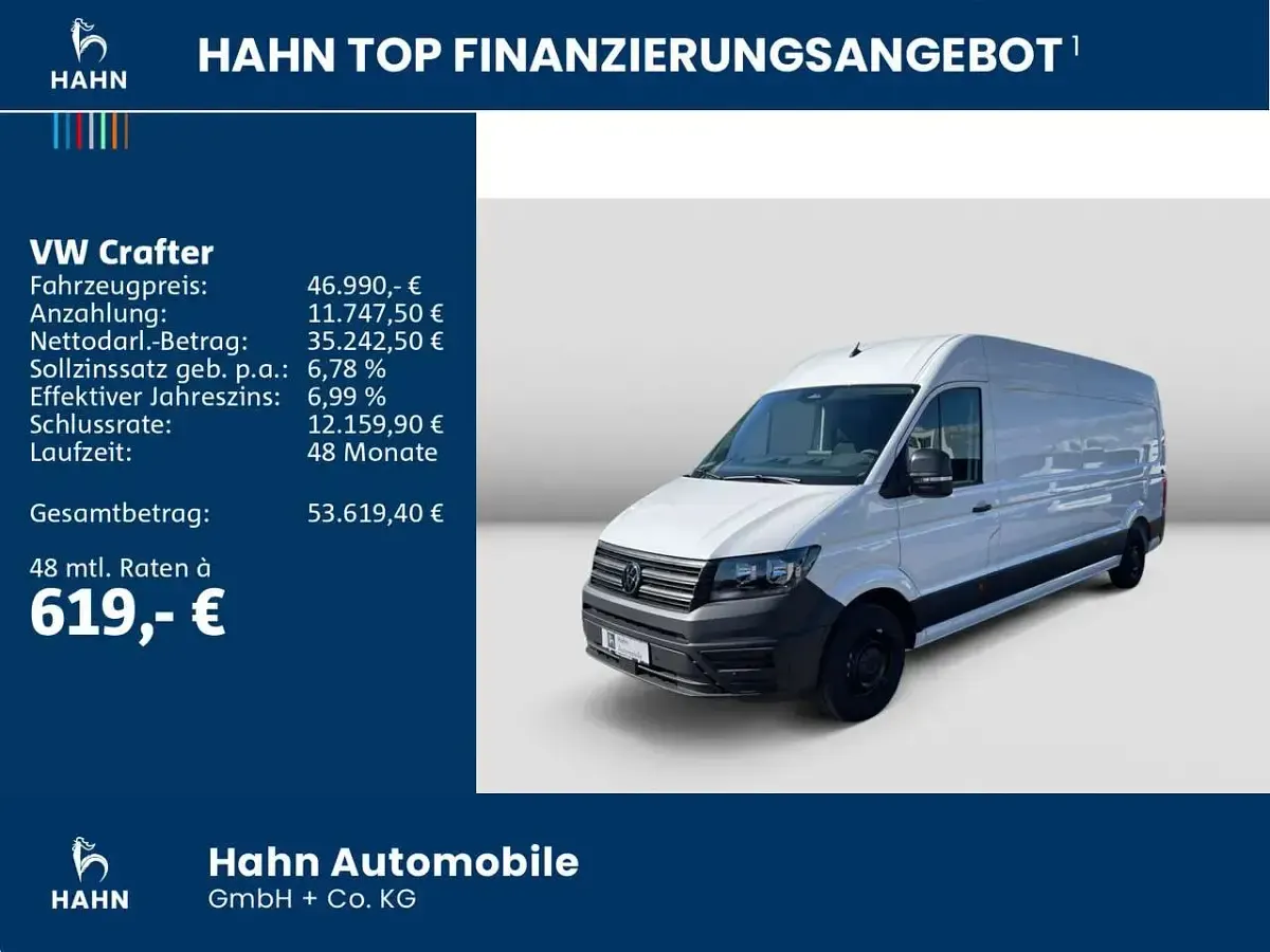 Nowe VW Crafter 177 KM (130 kW) 2026 Biały Van