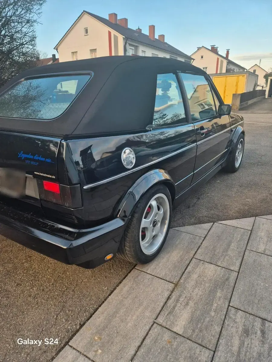 Gebraucht VW Golf Cabriolet 98 PS (72 kW) 1992 Schwarz Cabrio