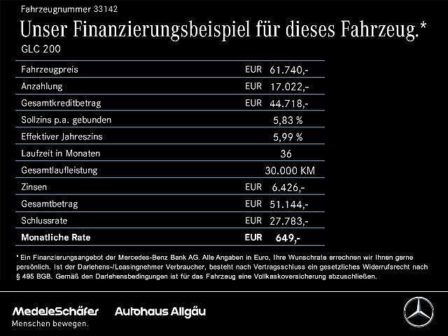 Schwarz Gebraucht 2025 Mercedes GLC200 AMG SUV | 61.740 € (Teuer) - Bild 1/2
