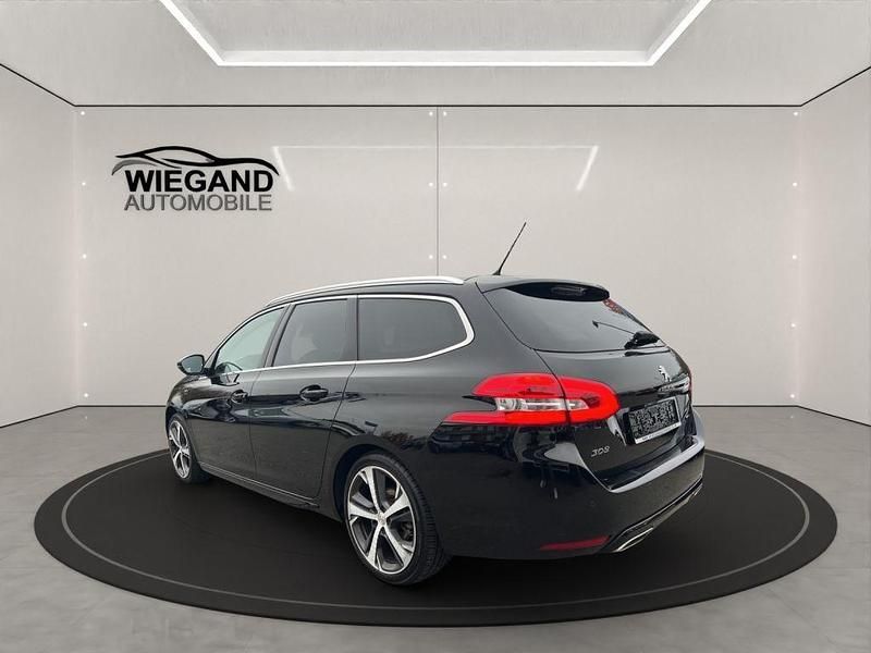 Gebraucht Peugeot 308 SW GT-line 131 PS (96 kW) 2018 Schwarz Kombi