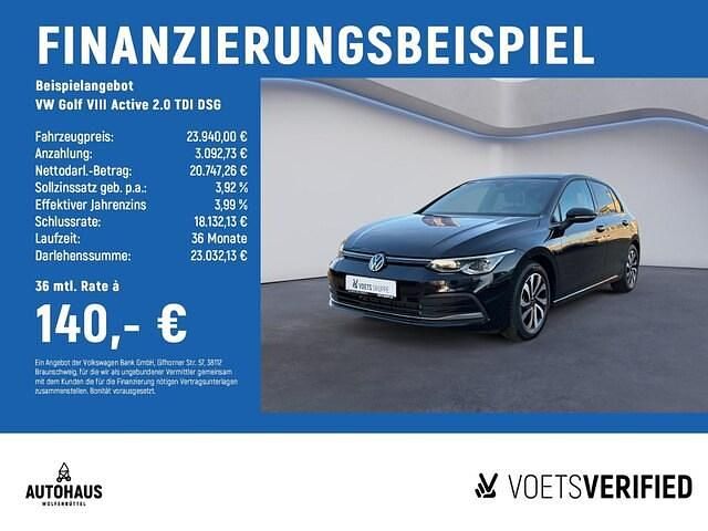 Gebraucht VW Golf VIII Active 150 PS (110 kW) 2022 Schwarz Limousine