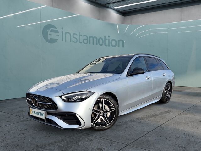 Silber Gebraucht 2021 Mercedes C220 AMG Limousine | 49.680 € - Bild 1/2