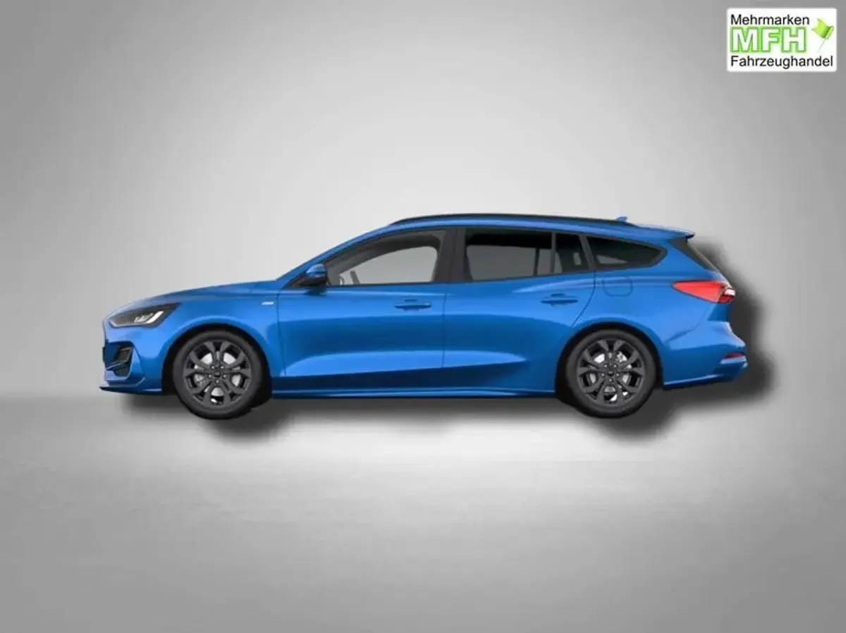 Neu Ford Focus ST-Line X 155 PS (114 kW) 2025 Desert island blue metallic Kombi