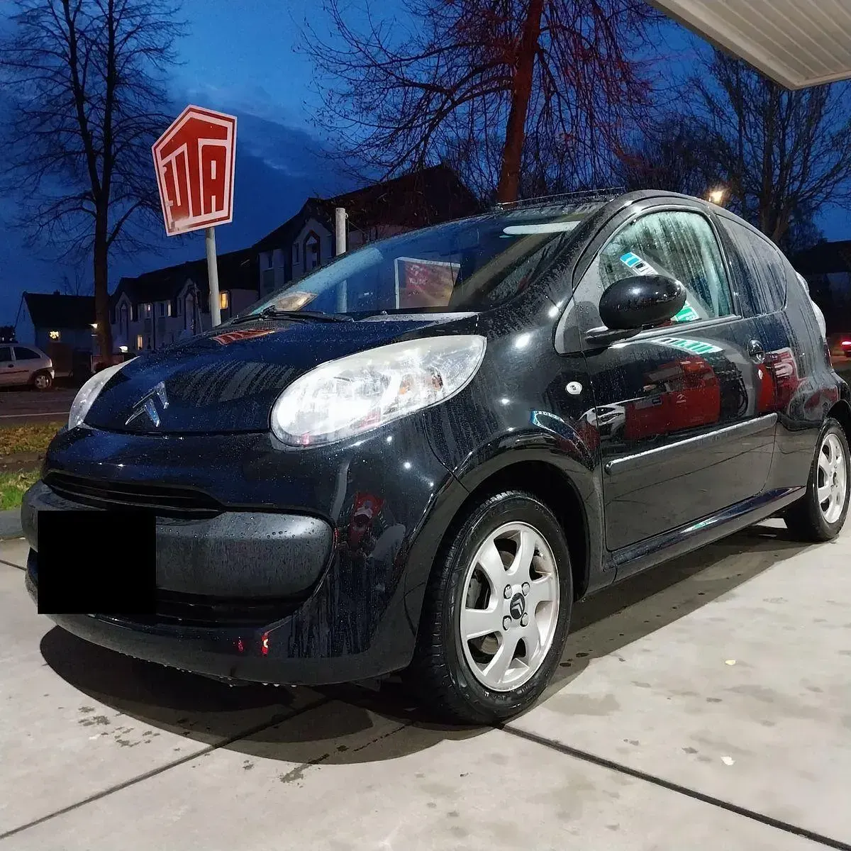 Gebraucht Citroën C1 Style 54 PS (39 kW) 2009 Schwarz Kleinwagen