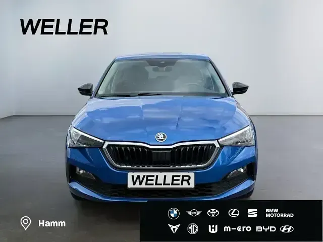 Gebraucht Skoda Scala Style 116 PS (85 kW) 2019 Blau Kleinwagen