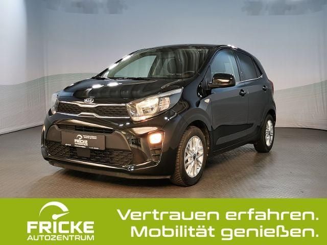 Schwarz Gebraucht 2021 Kia Picanto DREAM-TEAM Edition Kleinwagen | 12.540 € (Fairer Preis) - Bild 1/4