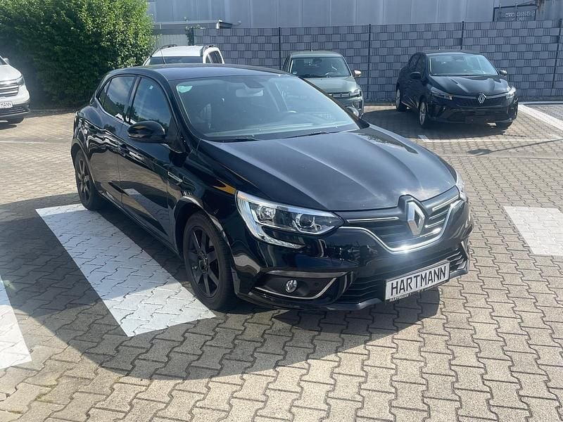 Black pearlschwarz metallic Gebraucht 2019 Renault Mégane IV LIMITED Deluxe Limousine | 12.350 € (Fairer Preis) - Bild 1/3
