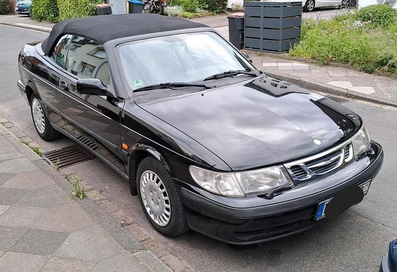 Schwarz Gebraucht 2000 Saab 9-3 Cabriolet Cabrio | 2.899 € (Fairer Preis) - Bild 1/4