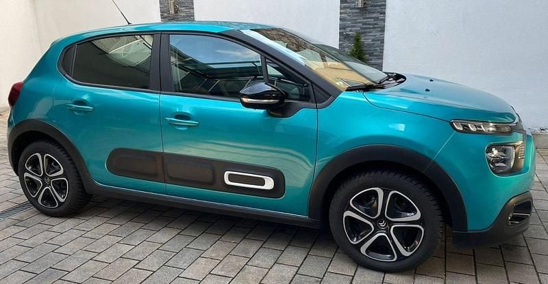 Blau Gebraucht 2021 Citroën C3 Feel Kleinwagen | 9.400 € (Guter Preis) - Bild 1/4
