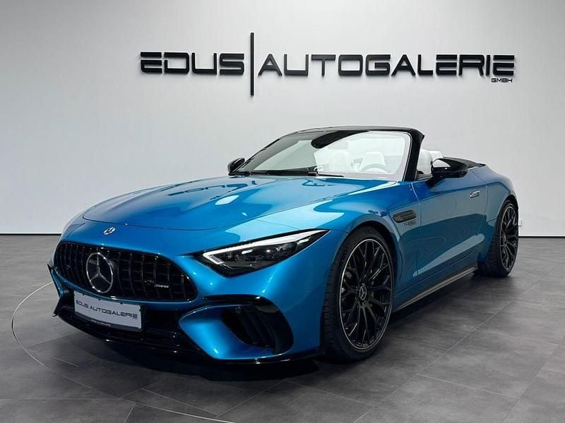 Hyperblau metalliclack Gebraucht 2022 Mercedes SL63 AMG AMG Cabrio | 127.900 € (Guter Preis) - Bild 1/4