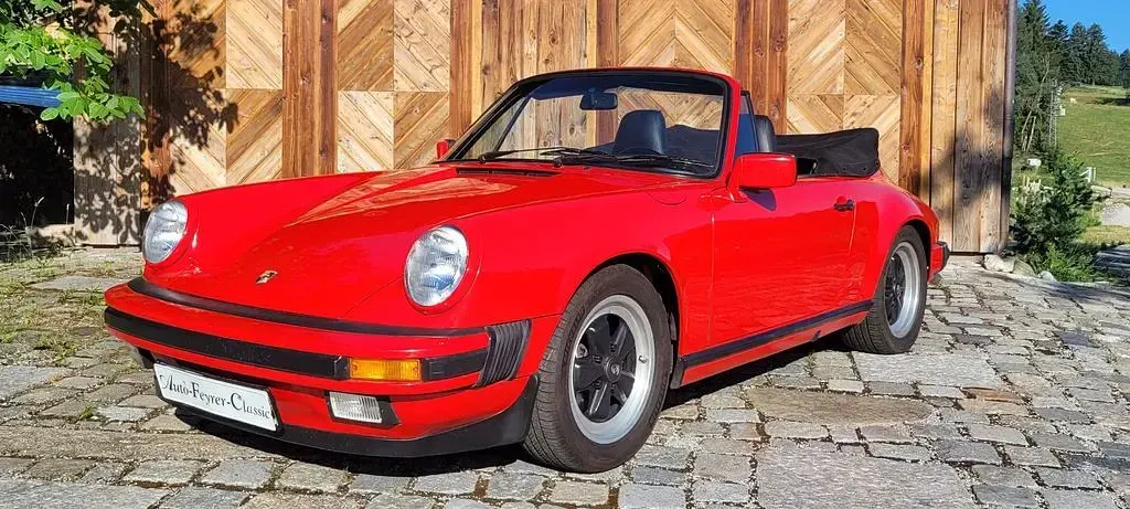 Gebraucht Porsche 911 Carrera Cabriolet 207 PS (152 kW) 1988 Rot Cabrio