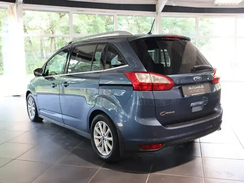 Gebraucht Ford Grand C-Max Titanium 150 PS (110 kW) 2019 Blau Van / Kleinbus
