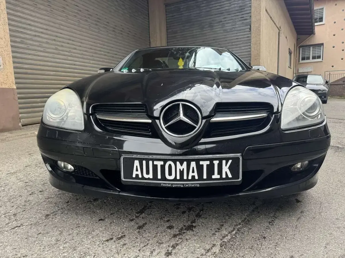 Gebraucht Mercedes SLK350 272 PS (200 kW) 2007 Obsidianschwarz  metalliclack Cabrio