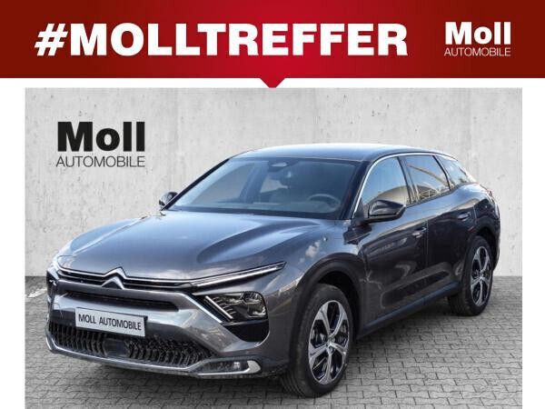 Grau (grau/typ aussenverkleidung metalliclackierun) Gebraucht 2023 Citroën C5 X Feel Limousine | 24.690 € (Fairer Preis) - Bild 1/4