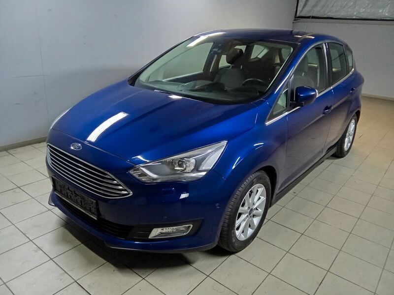 Blau Gebraucht 2015 Ford C-MAX Titanium Van / Kleinbus | 7.900 € (Etwas zu teuer) - Bild 1/4