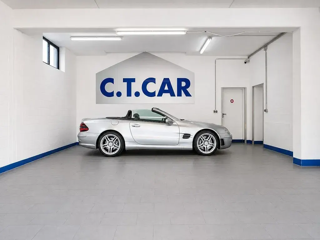 Gebraucht Mercedes SL55 AMG AMG 500 PS (367 kW) 2004 Silber Cabrio