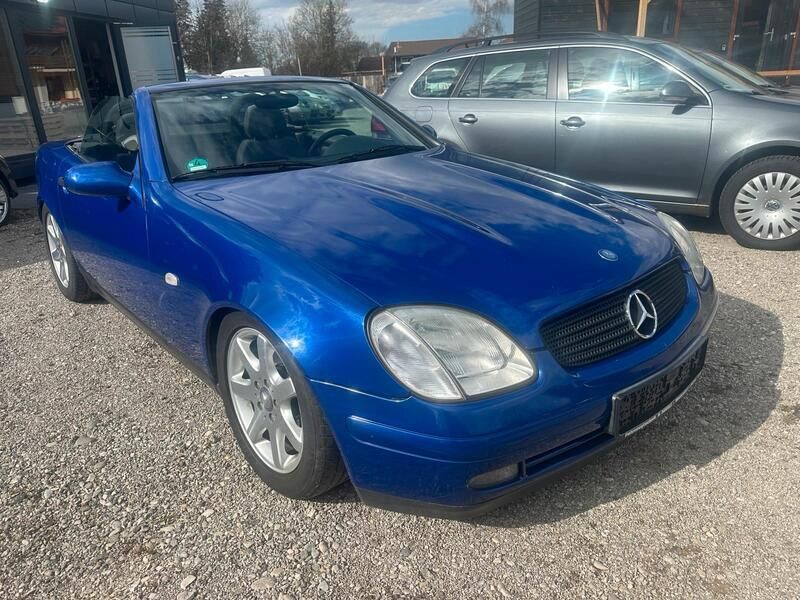 Blau Gebraucht 1997 Mercedes SLK200 Cabrio | 3.900 € (Fairer Preis) - Bild 1/4