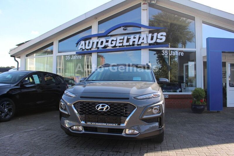 Grau Gebraucht 2019 Hyundai Kona Premium SUV | 21.900 € (Teuer) - Bild 1/4