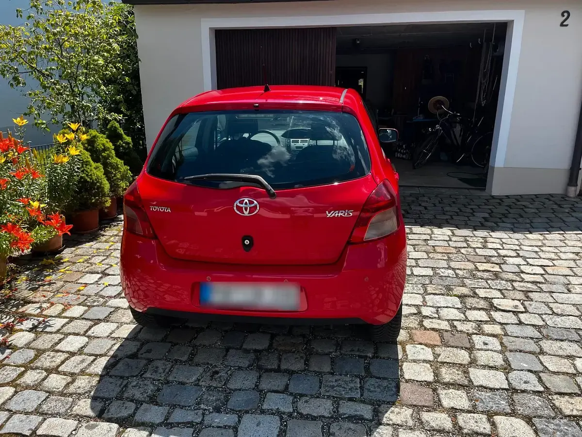 Gebraucht Toyota Yaris 87 PS (63 kW) 2008 Rot Kleinwagen