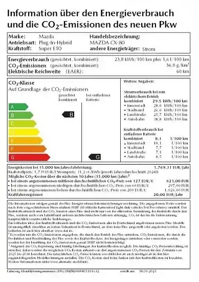 Gebraucht Mazda CX-80 Homura-Line 328 PS (241 kW) 2024 Gold SUV