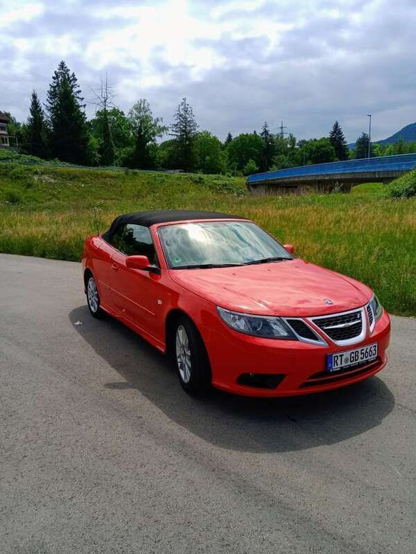 Rot Gebraucht 2008 Saab 9-3 Cabriolet Vector Cabrio | 16.600 € - Bild 1/2