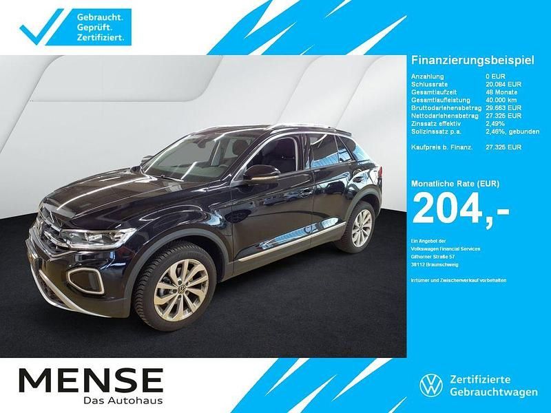 Deep black perleffekt Gebraucht 2024 VW T-Roc Style SUV | 27.325 € (Guter Preis) - Bild 1/4