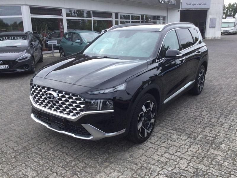 Phantom black Gebraucht 2021 Hyundai Santa Fe Prime SUV | 27.990 € (Fairer Preis) - Bild 1/4