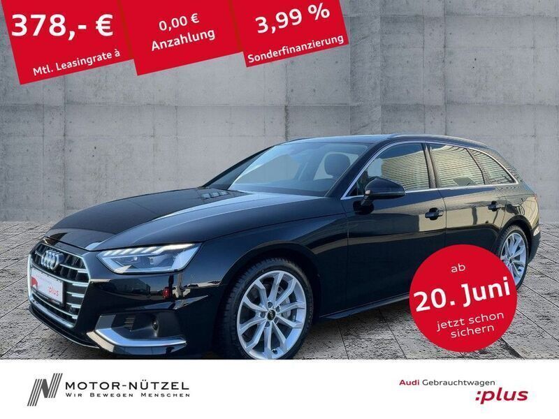 Mythosschwarz metallic Gebraucht 2024 Audi A4 Advanced Plus Kombi | 43.370 € (Teuer) - Bild 1/4