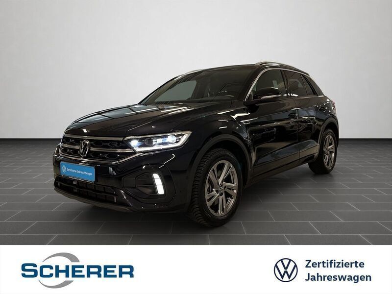 Deep black perleffekt (metallic) Gebraucht 2024 VW T-Roc R-line SUV | 31.900 € (Fairer Preis) - Bild 1/4