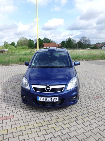 Gebraucht Opel Zafira 204 PS (150 kW) 2010 Blau metallic Van / Kleinbus