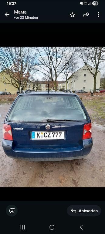 Gebraucht VW Passat Basis 102 PS (75 kW) 2004 Blau Kombi